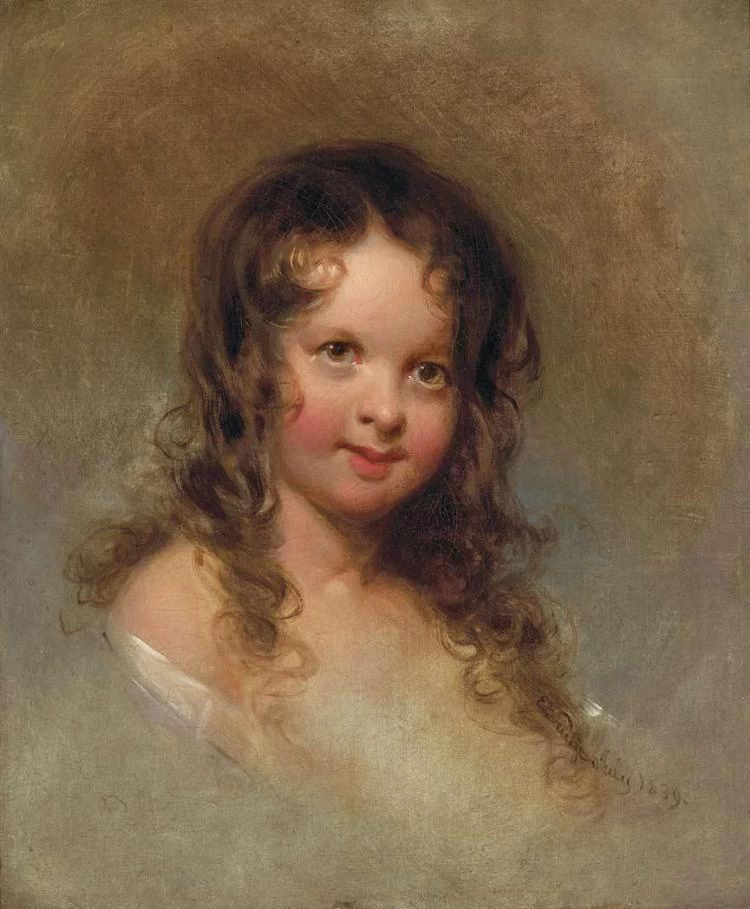 Busto di giovane ragazza, 1839